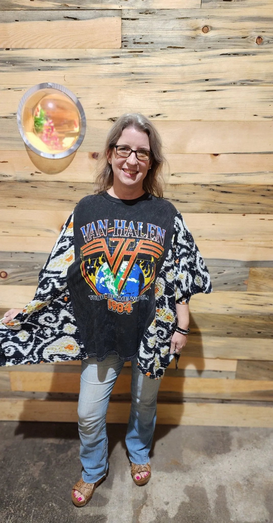 Kantha Poncho Band Tee’s - scroll to see more!
