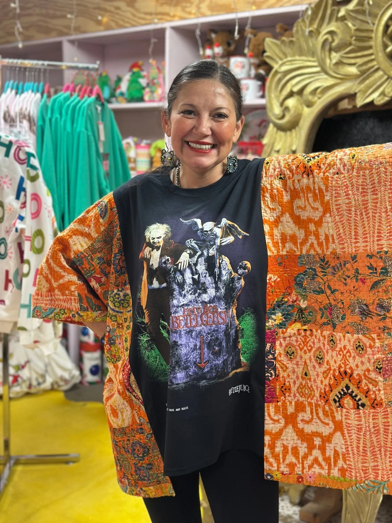 Kantha Poncho Band Tee’s - scroll to see more!
