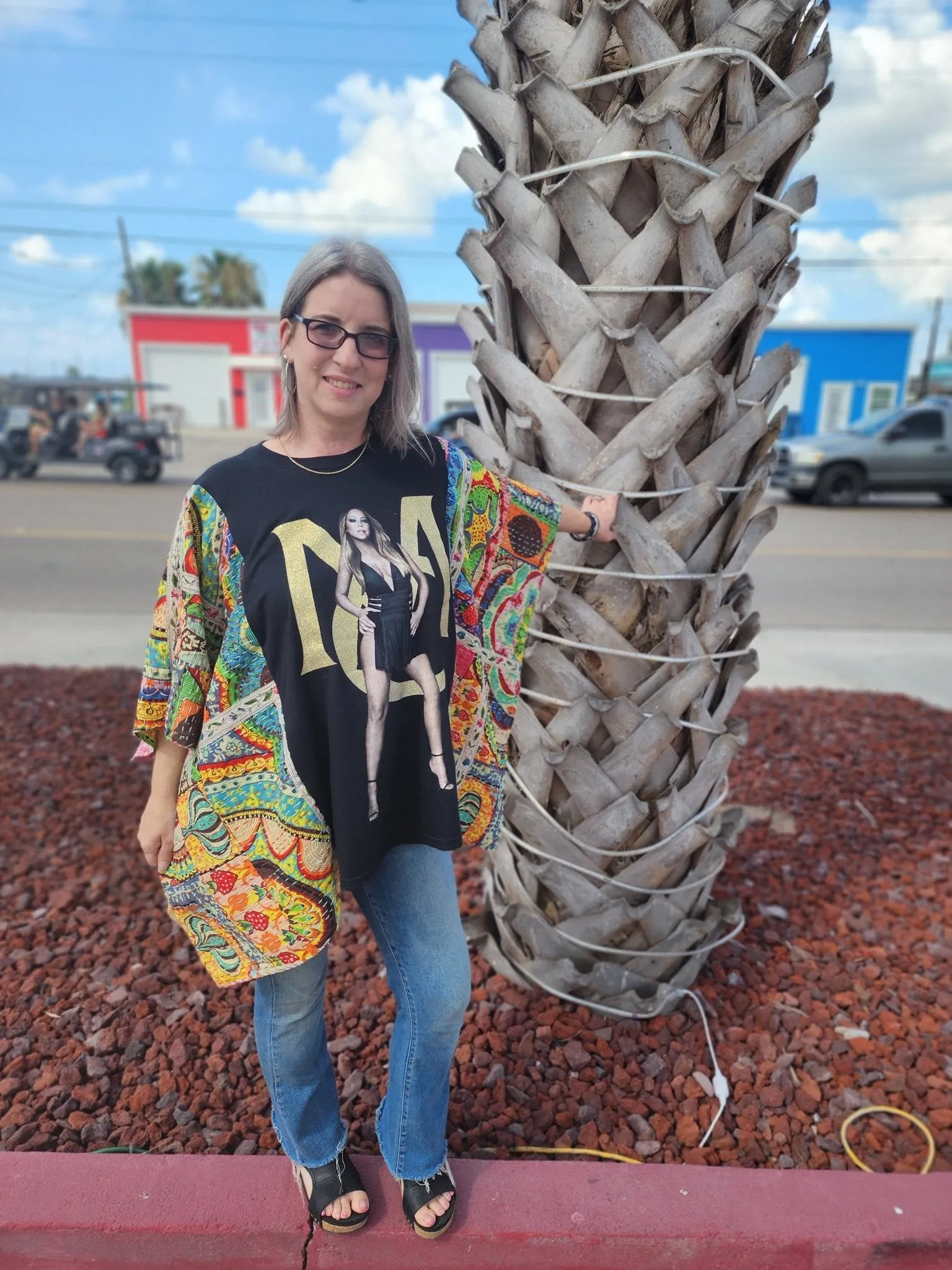 Kantha Poncho Band Tee’s - scroll to see more!