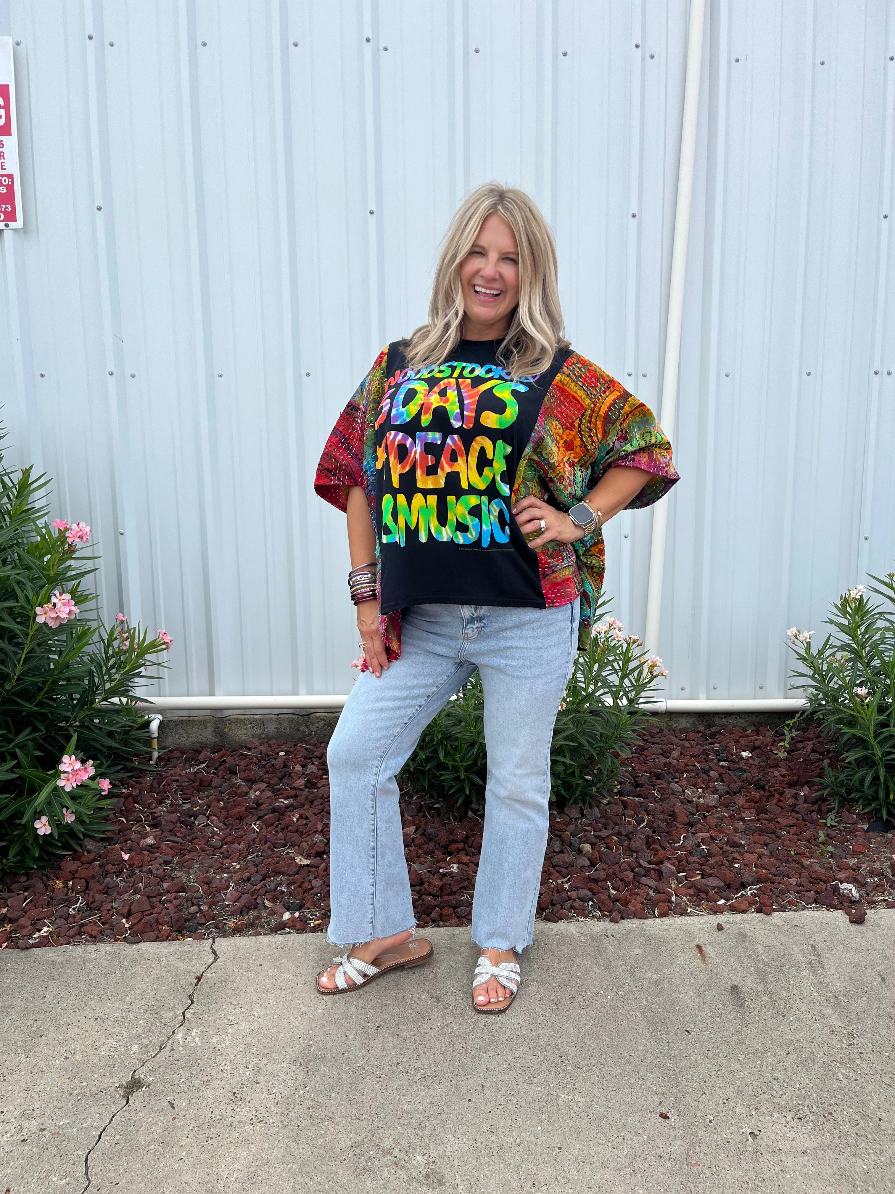 Kantha Poncho Band Tee’s - scroll to see more!