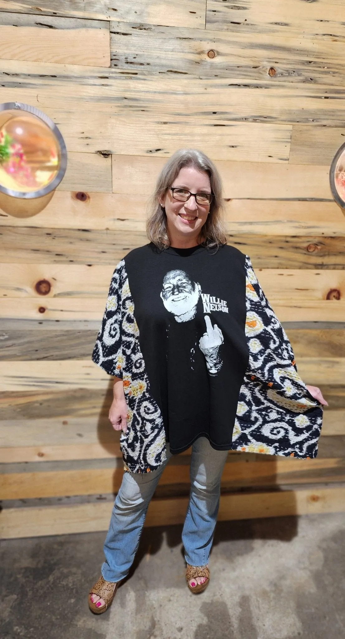 Kantha Poncho Band Tee’s - scroll to see more!