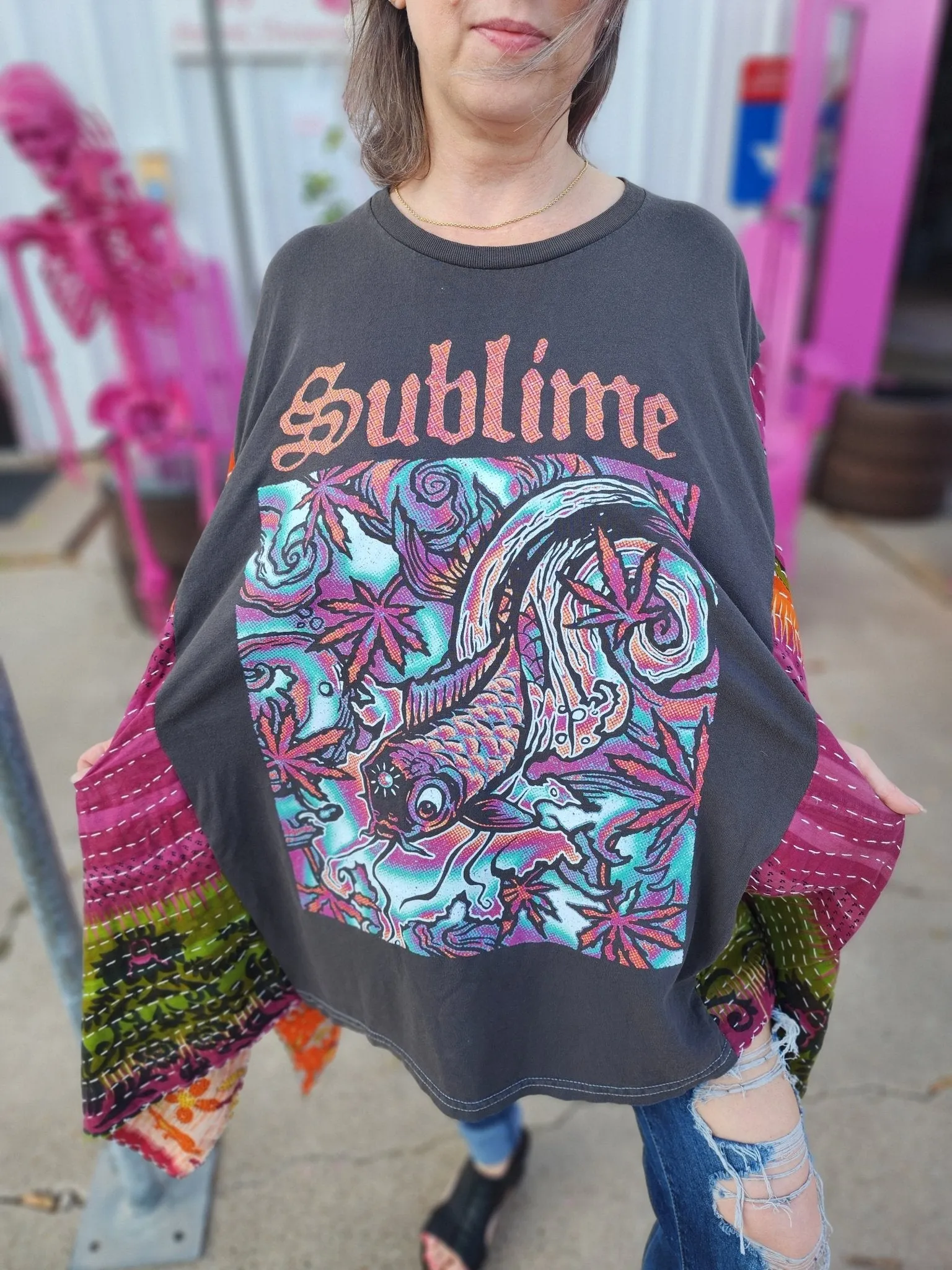 Kantha Poncho Band Tee’s - scroll to see more!