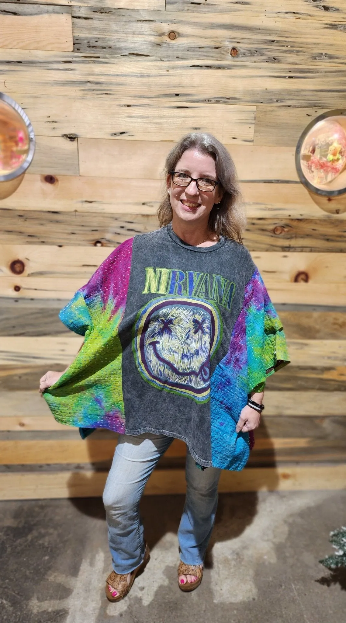 Kantha Poncho Band Tee’s - scroll to see more!