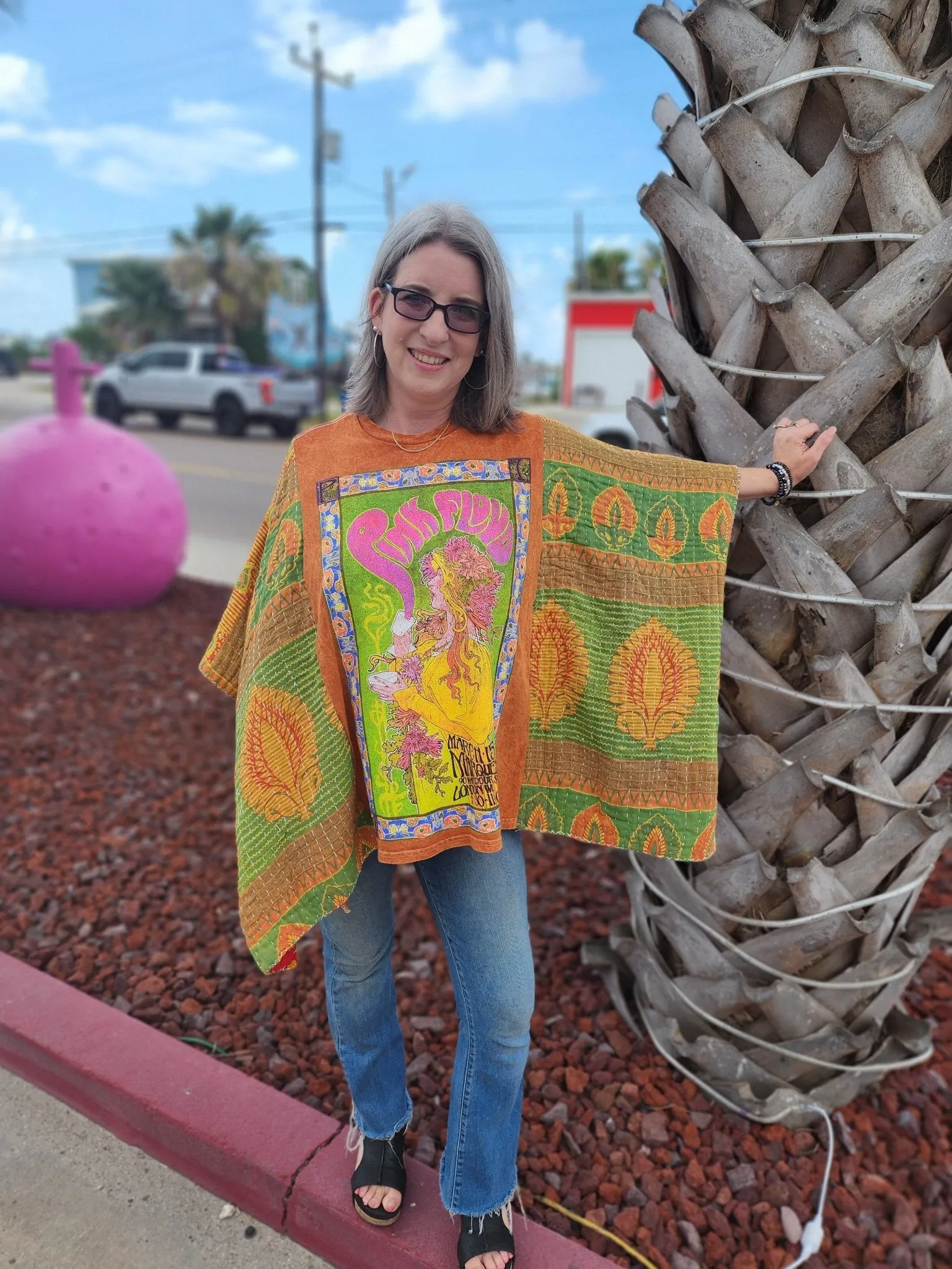 Kantha Poncho Band Tee’s - scroll to see more!