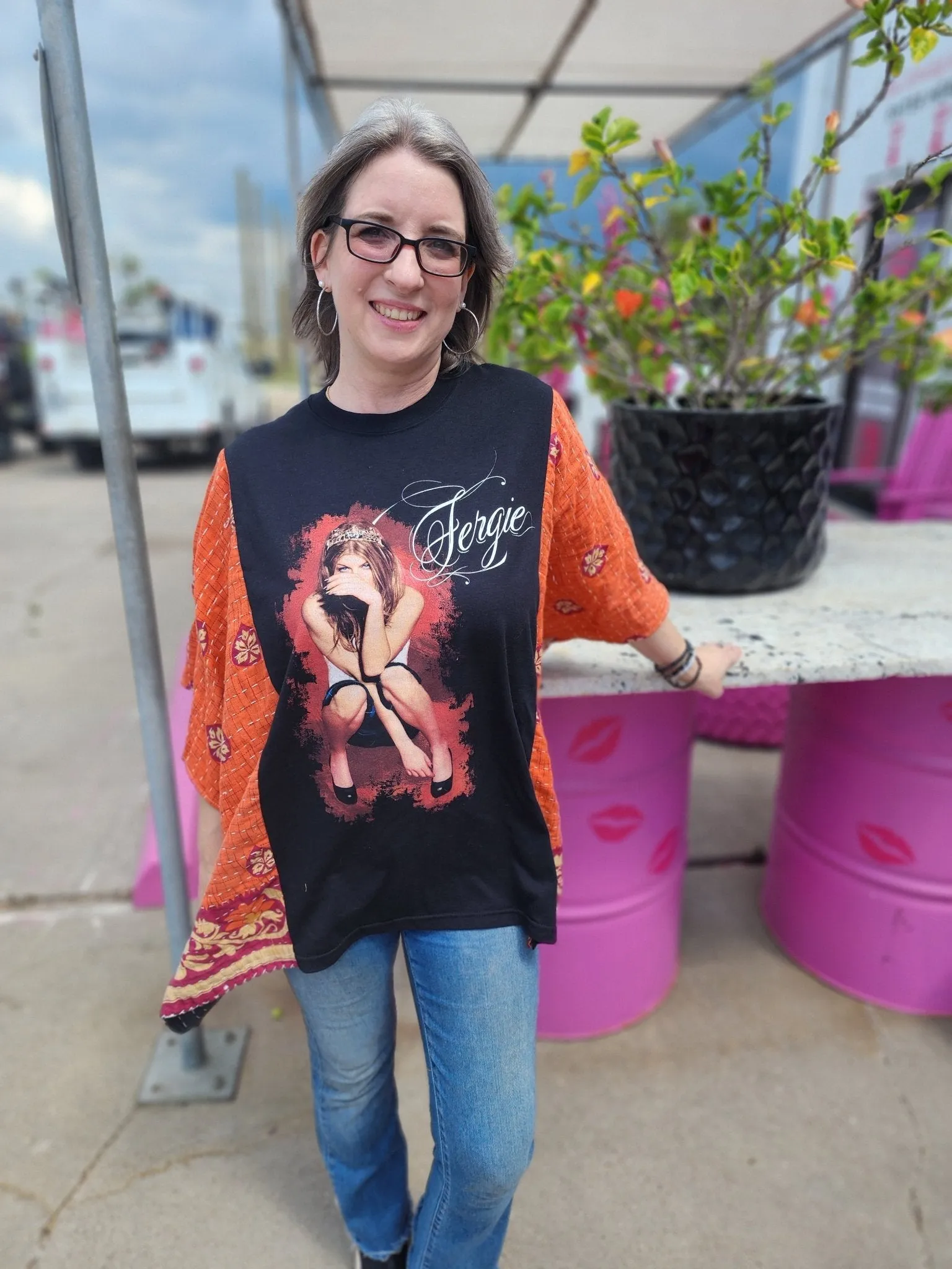 Kantha Poncho Band Tee’s - scroll to see more!