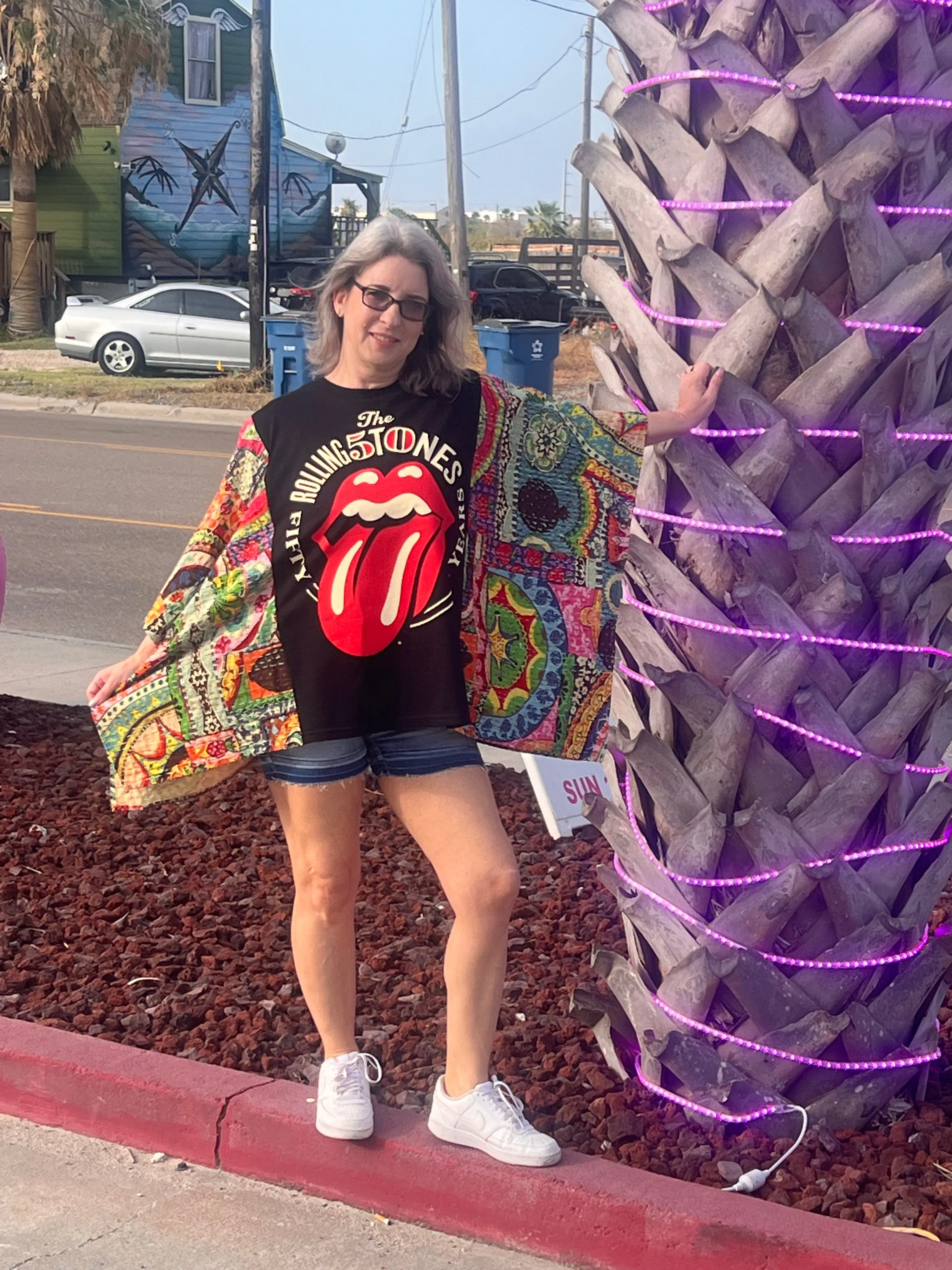 Kantha Poncho Band Tee’s - scroll to see more!
