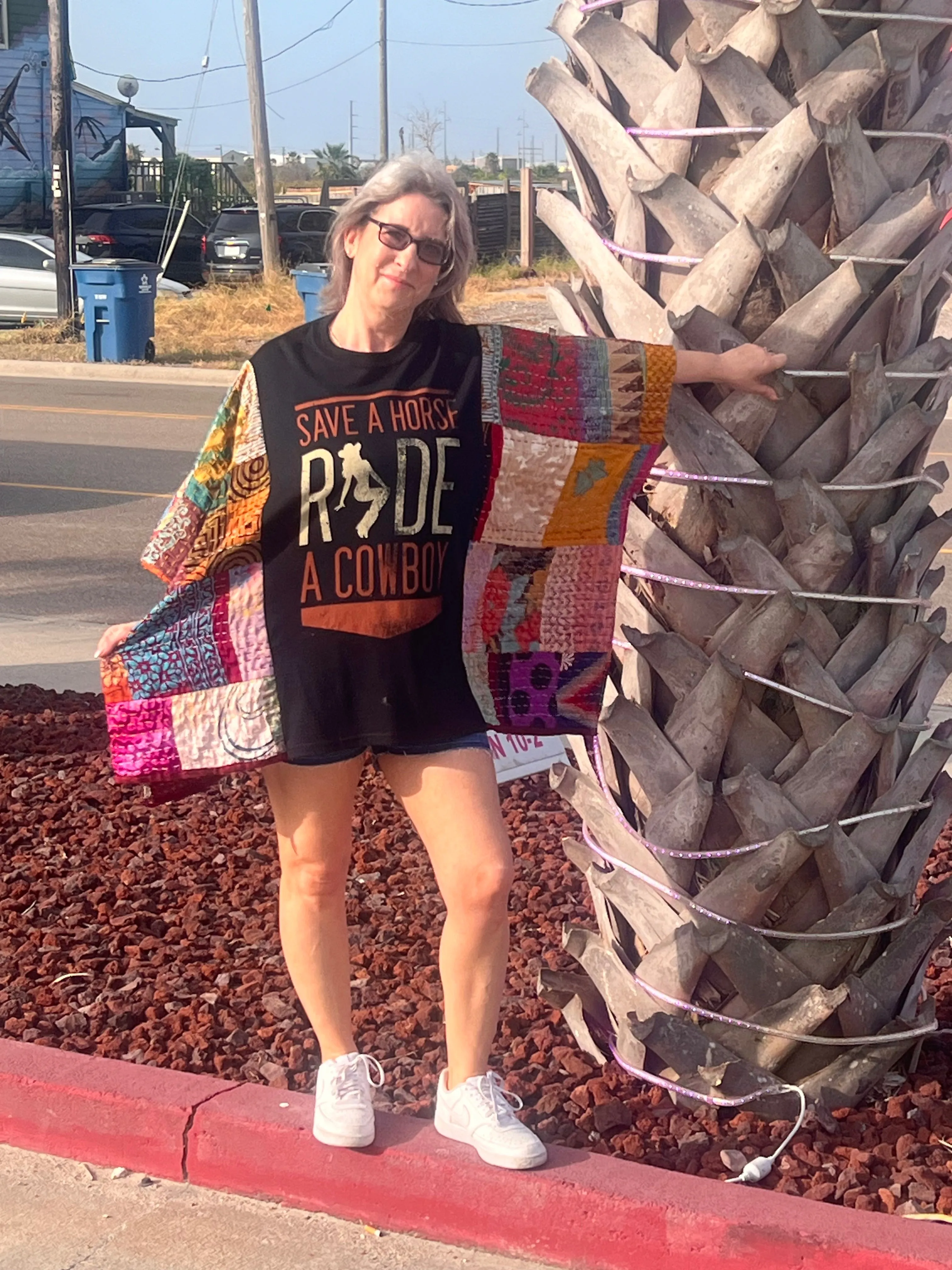 Kantha Poncho Band Tee’s - scroll to see more!