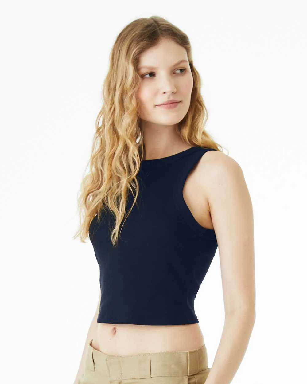 Kappa Kappa Gamma Crop Tank Top - Women's Micro Rib Racer Tank - KKG Sorority