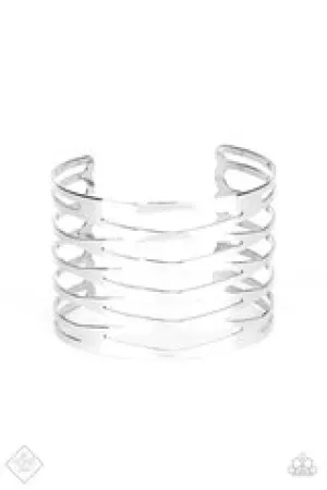 Keep Them On Edge Silver Bracelet