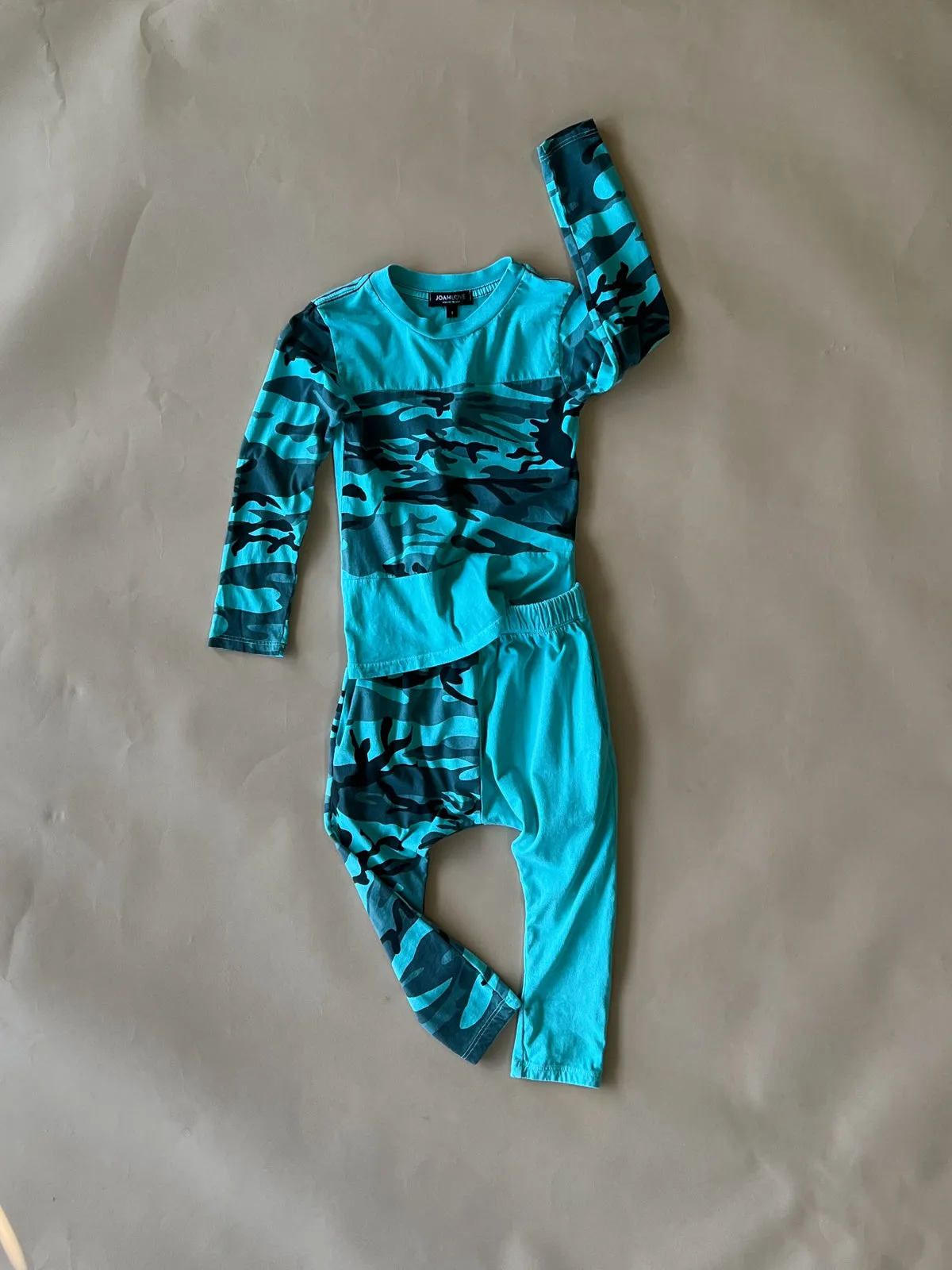 Keo-Camo Pant | Aqua
