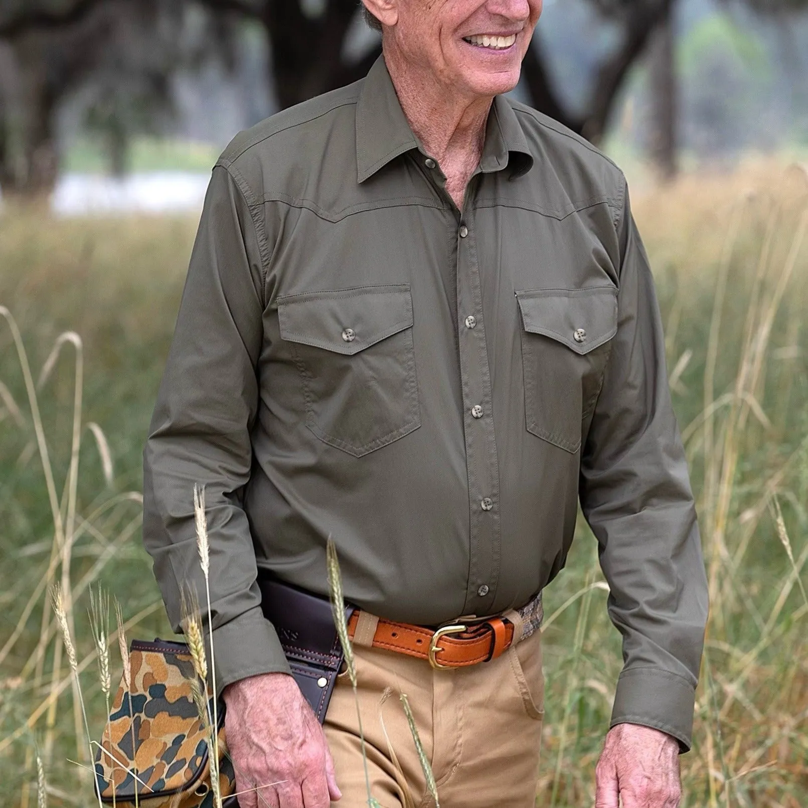 Kevin's Western Fit Performance Long Sleeve Shirt