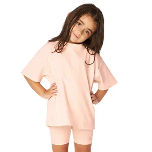 Kids Tales Children's Cycling Shorts Set -  Peach Pink