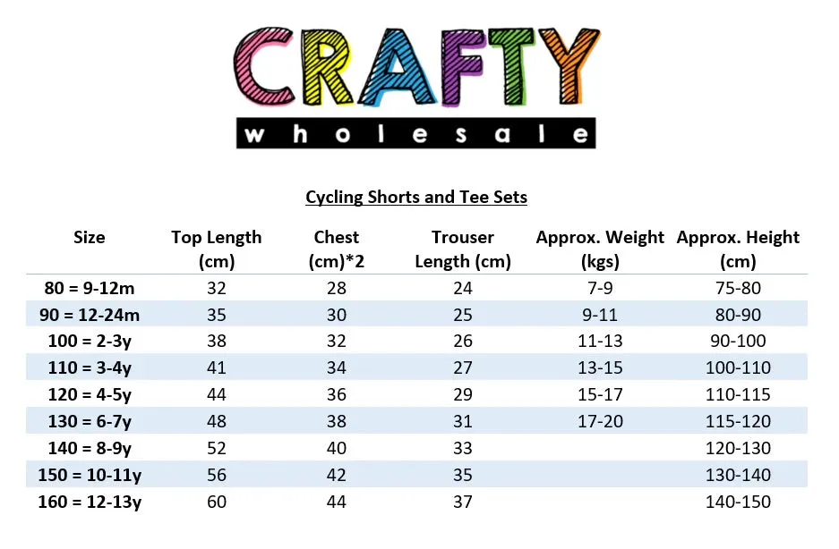 Kids Tales Children's Cycling Shorts Set - Seafoam Blue