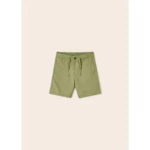 Kiwi Green Linen Shorts