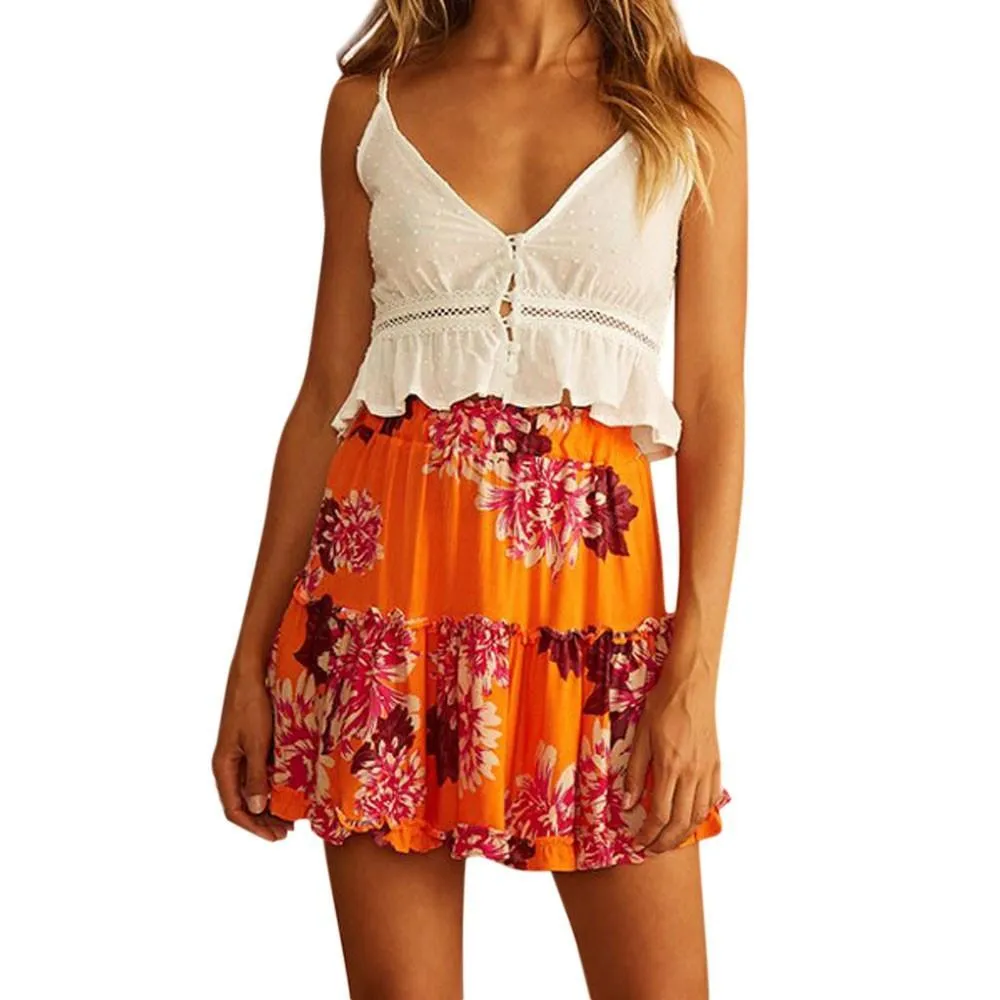 Ladies Floral Skirt