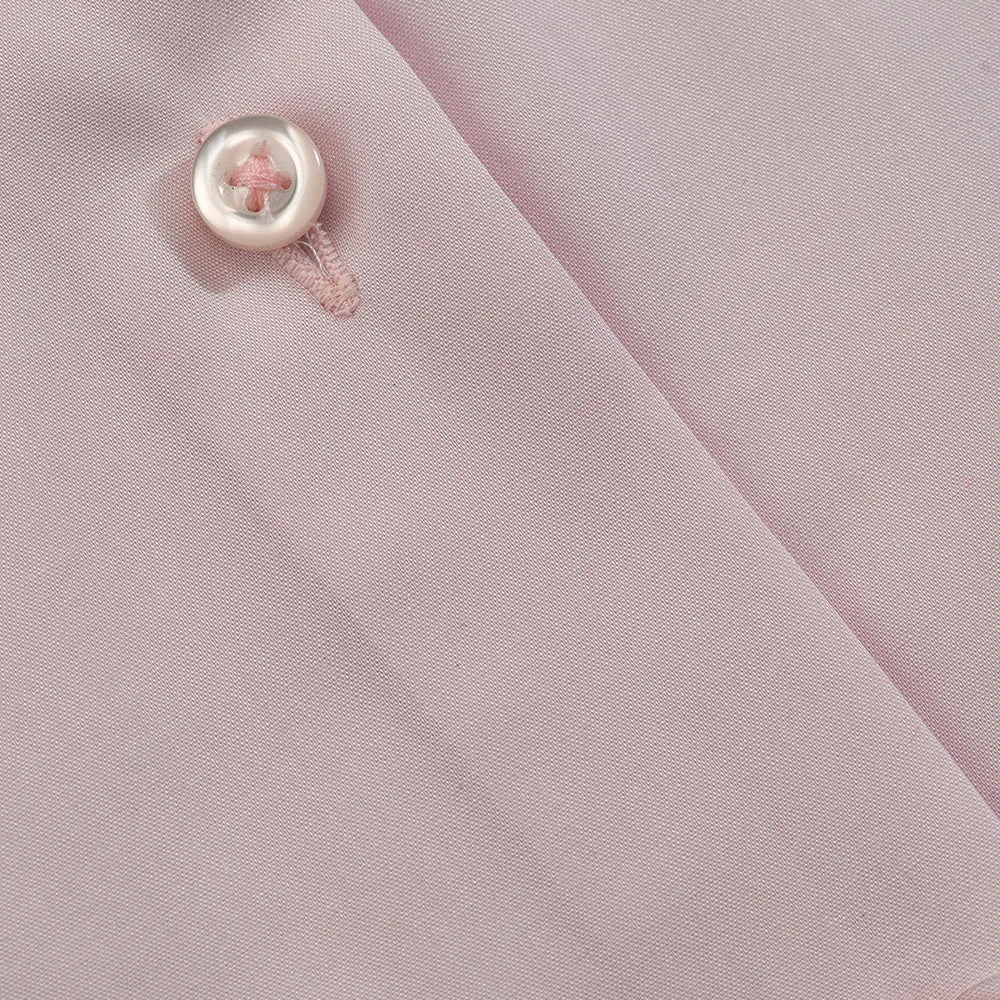 Ladies Mechanical Stretch Shirt Salmon Pink