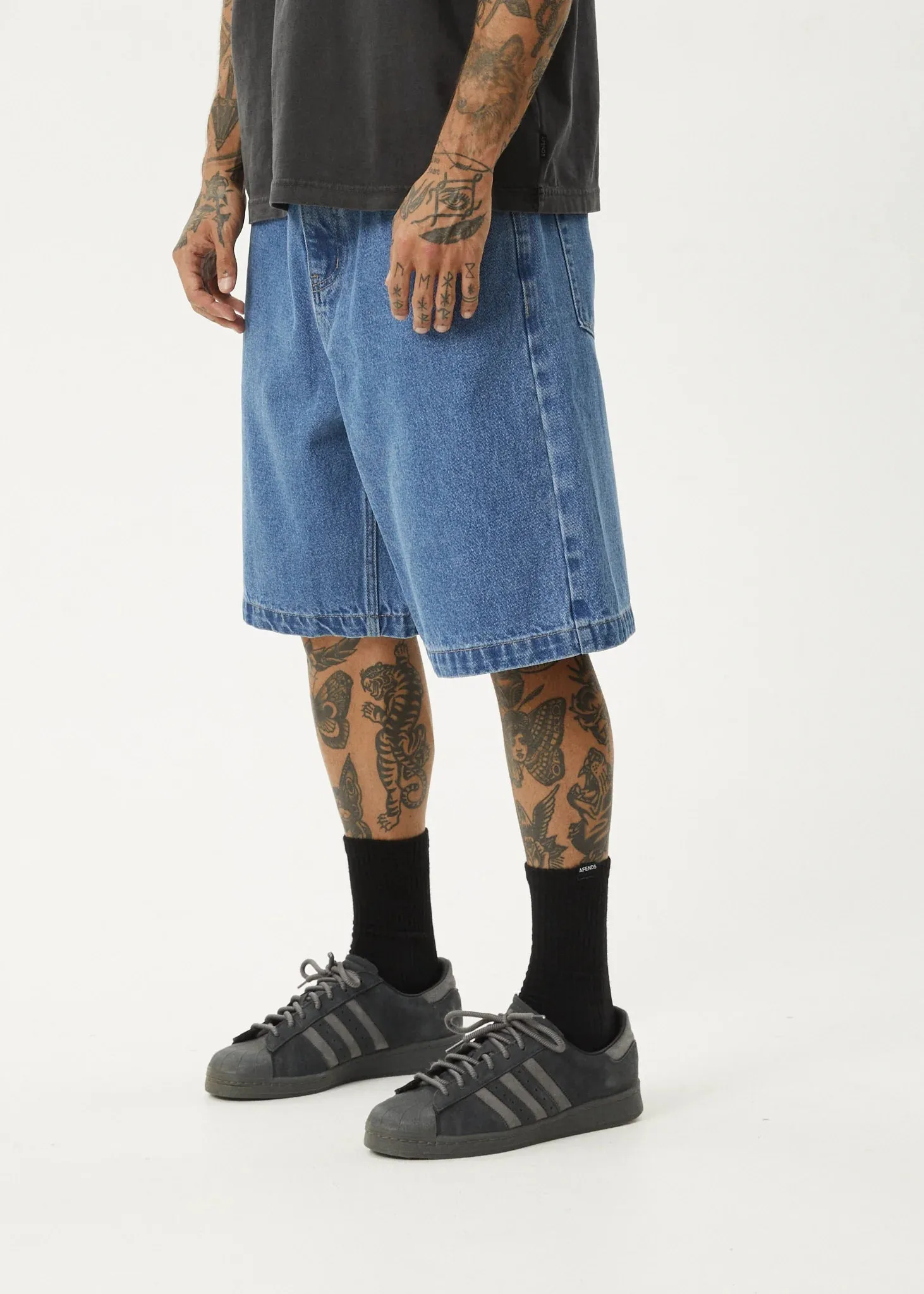 Lil C - Denim Baggy Fit Short 22 Inch