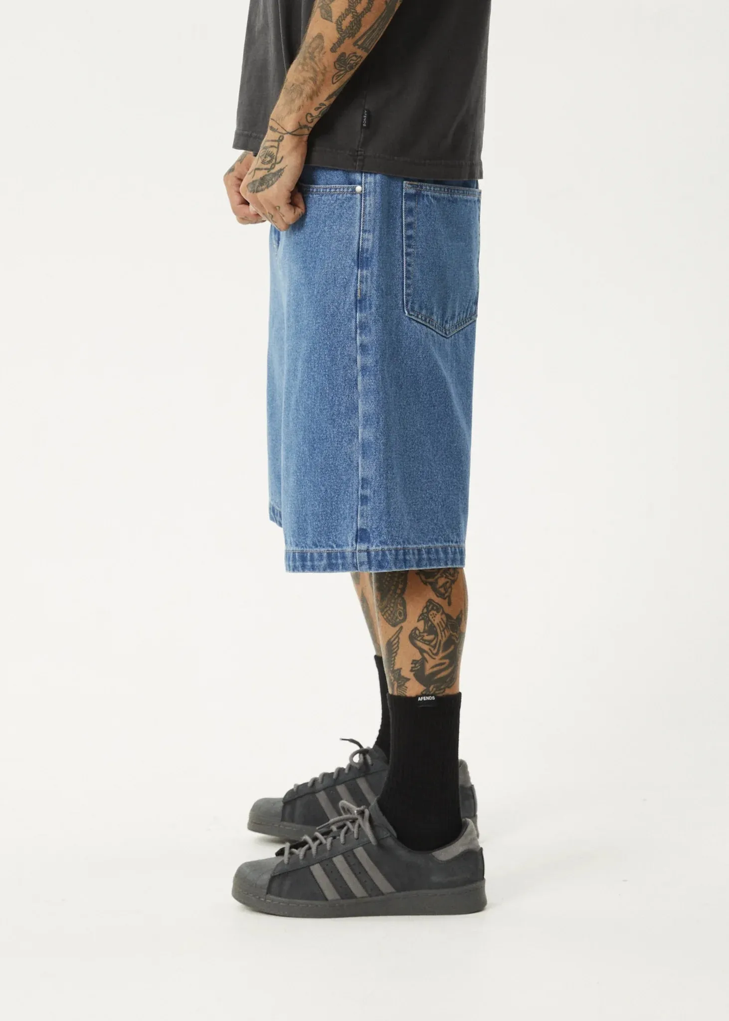 Lil C - Denim Baggy Fit Short 22 Inch