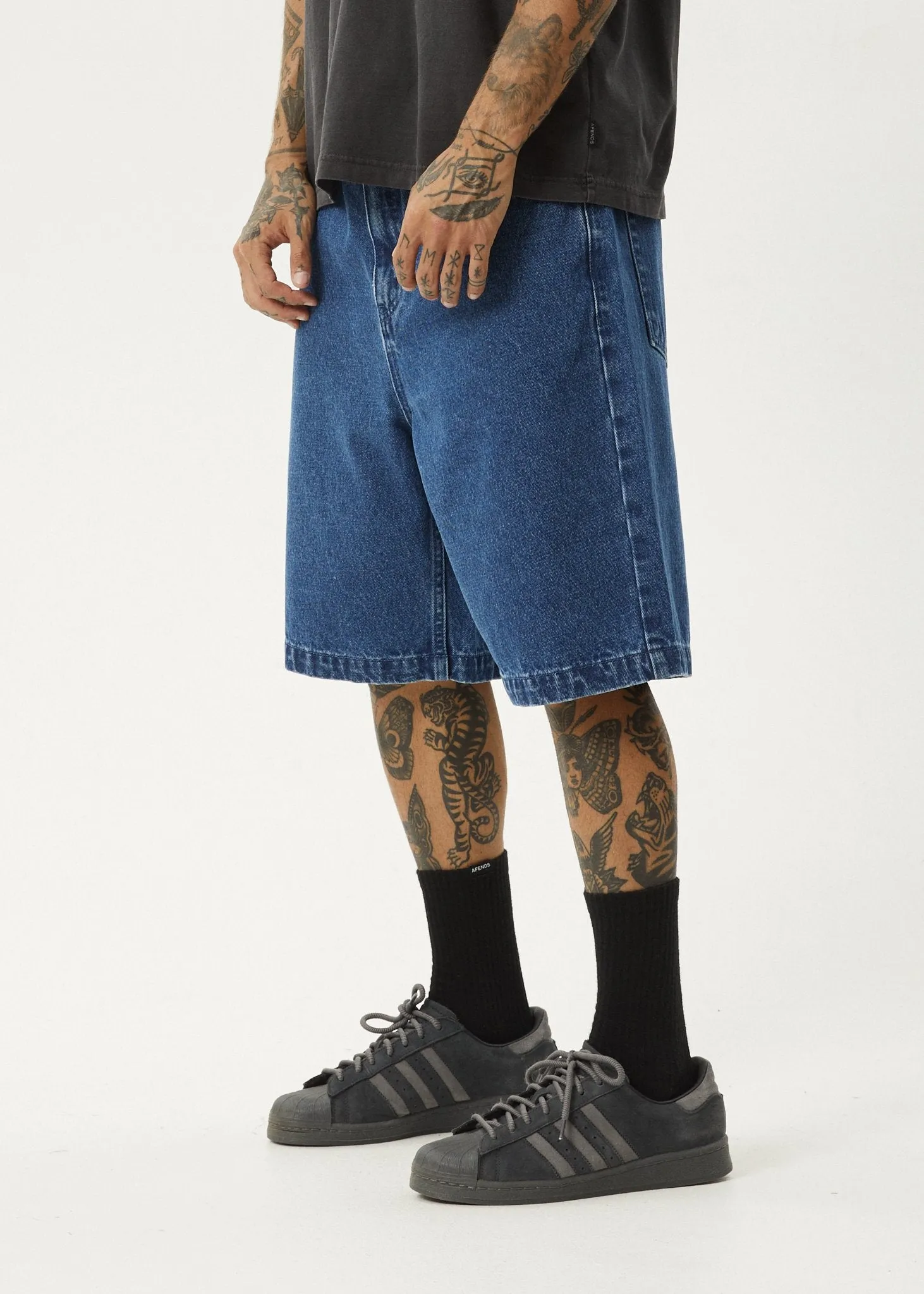 Lil C - Denim Baggy Fit Short 22 Inch