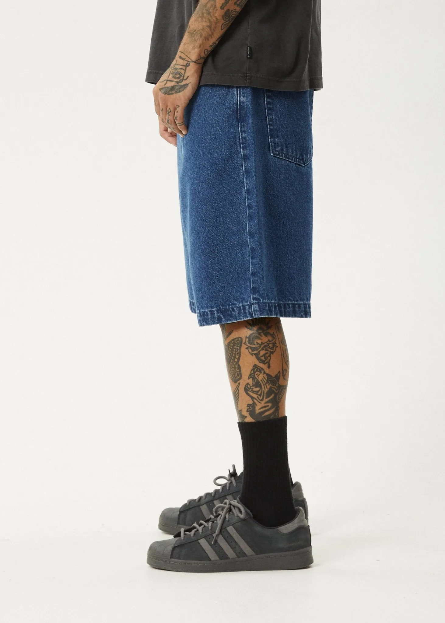 Lil C - Denim Baggy Fit Short 22 Inch