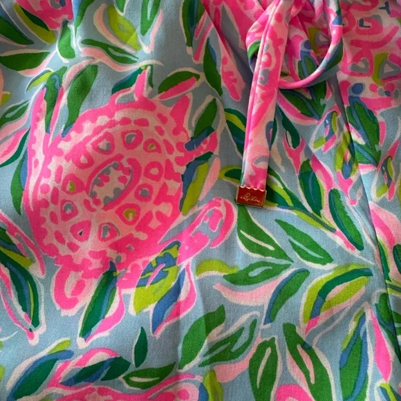 Lilly Pulitzer Katia Mid-Rise Shorts “Turtley in Love” Sz S