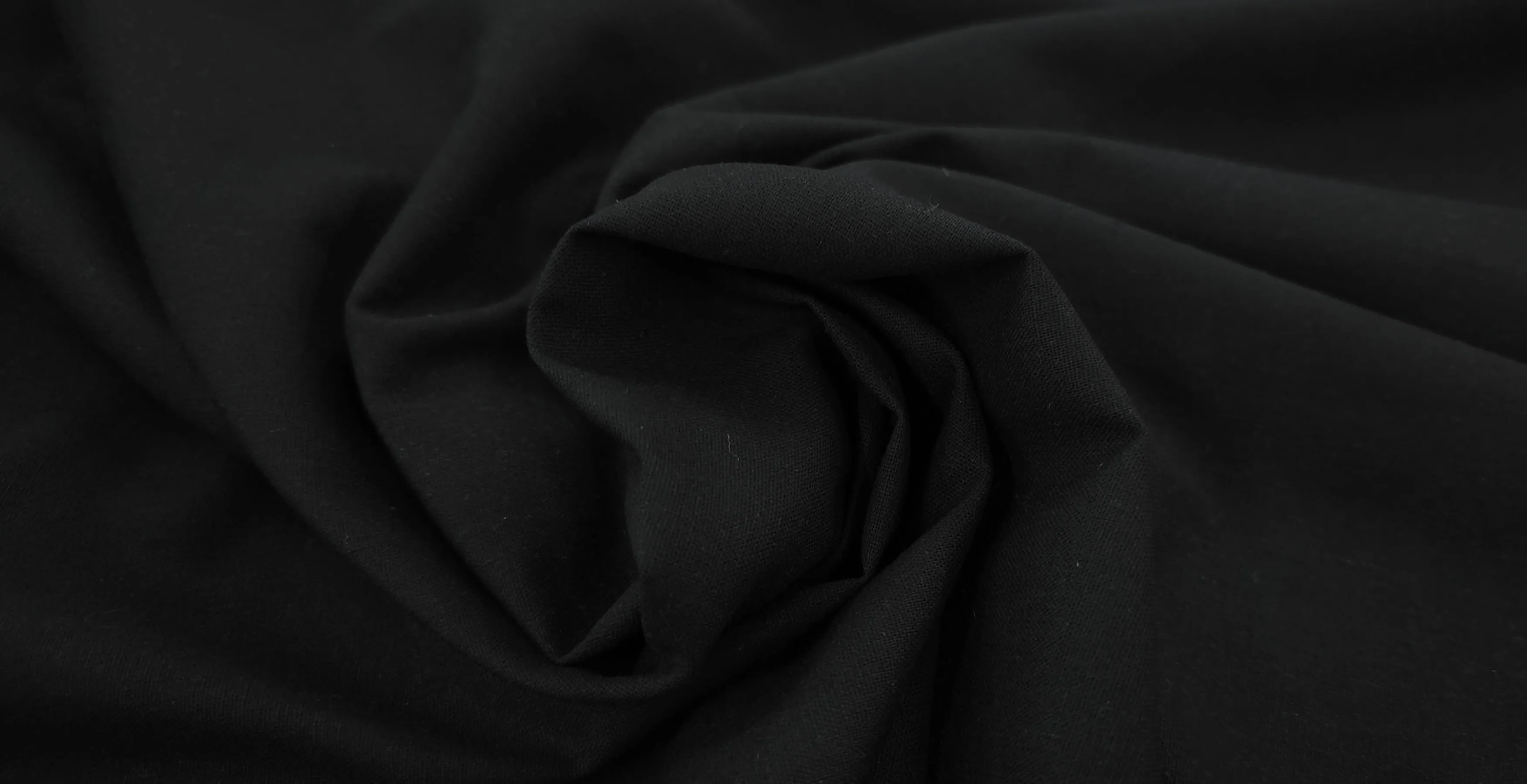 Linen Cotton Black