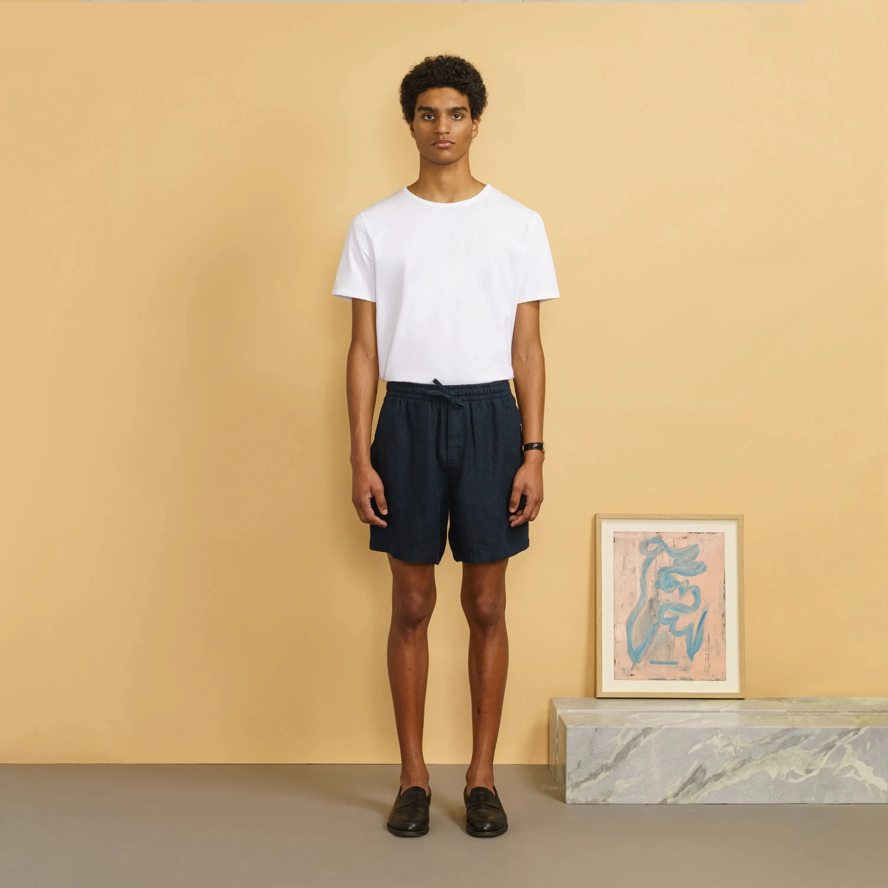 LINEN SHORTS