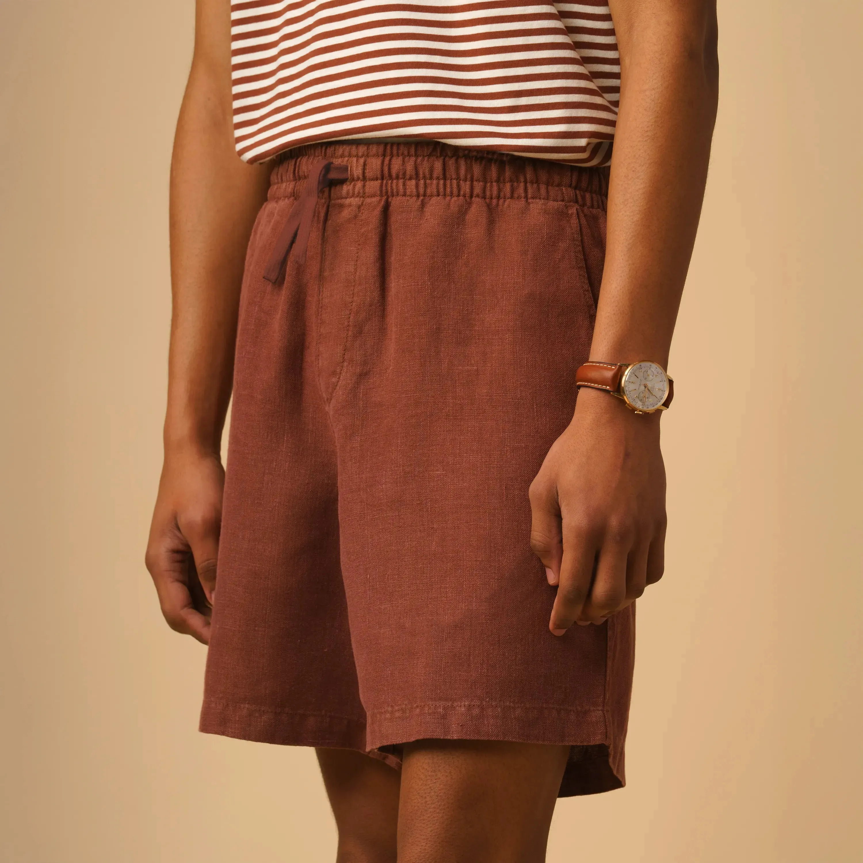 LINEN SHORTS