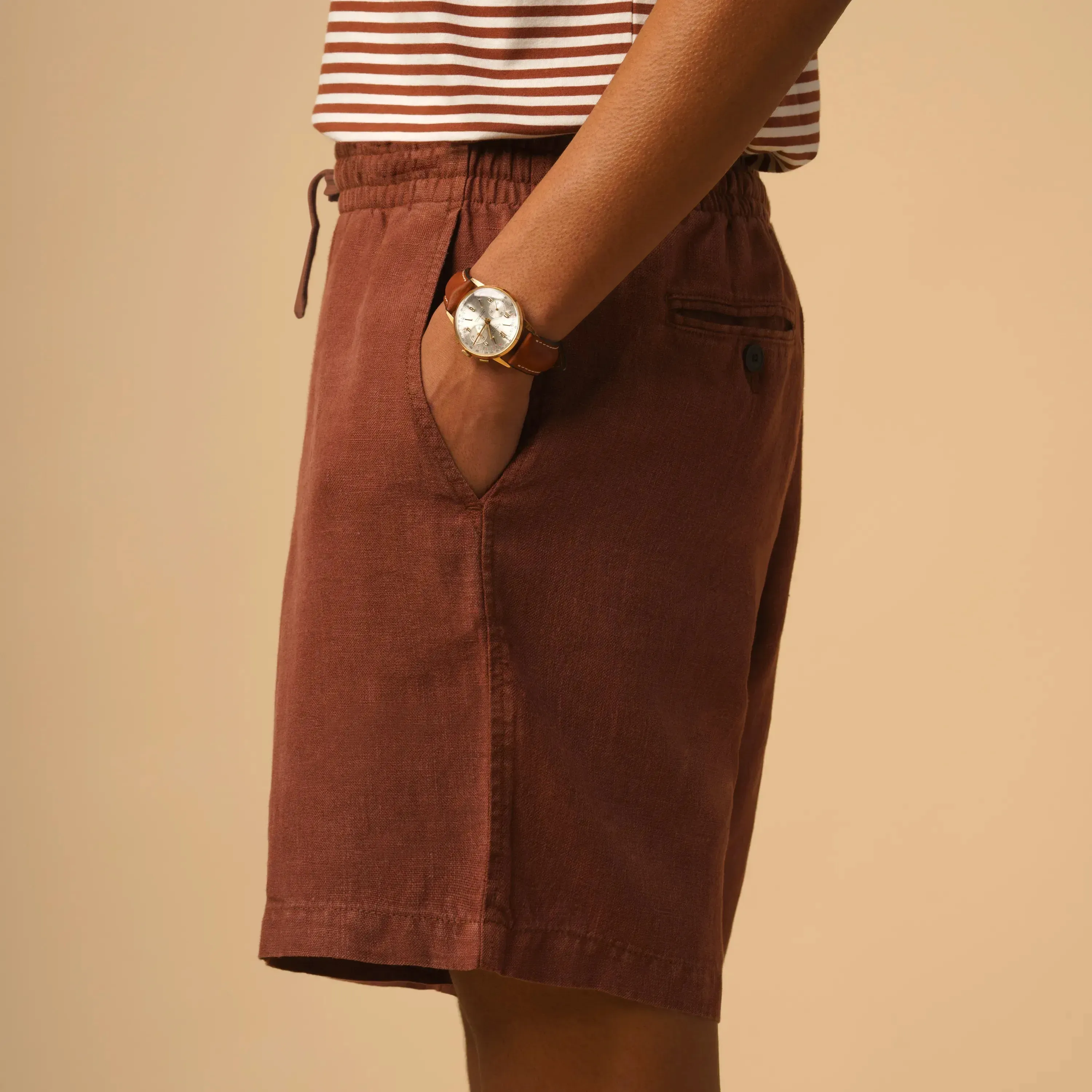 LINEN SHORTS