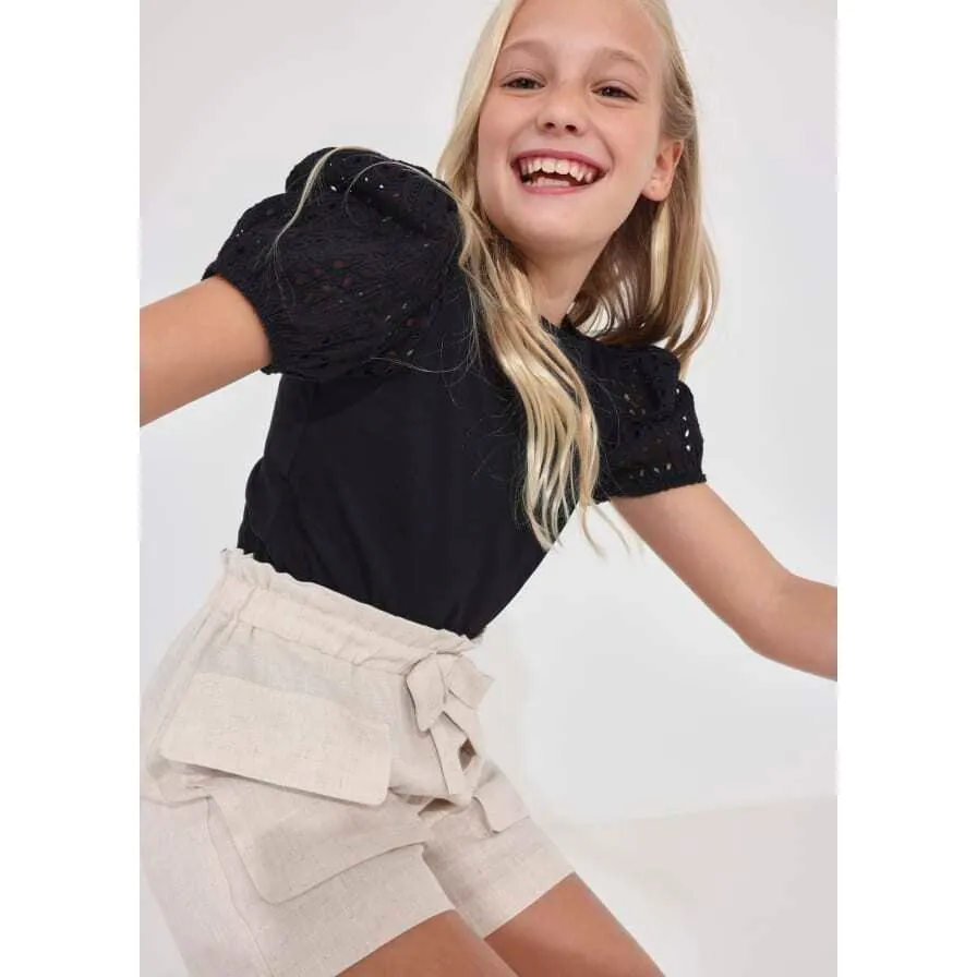 Linen Tween Shorts