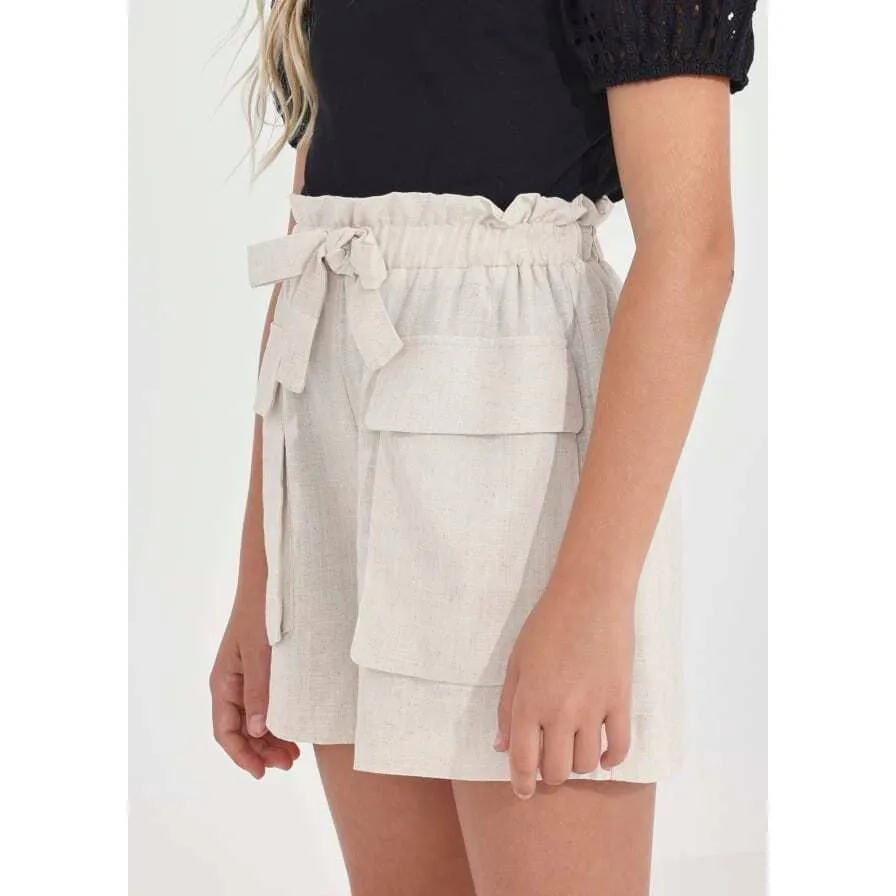 Linen Tween Shorts