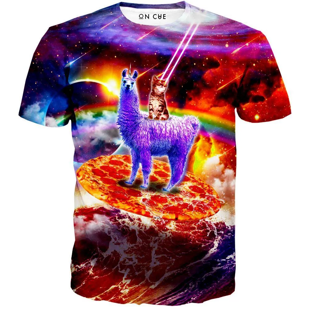 Llamas Evil Kitty T-Shirt