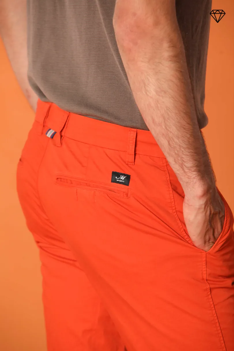 London men's chino bermuda shorts in Pima Cotton Regular fit  ①