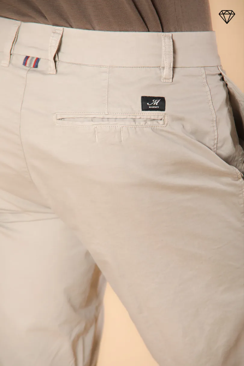 London men's chino bermuda shorts in Pima Cotton Regular fit  ①