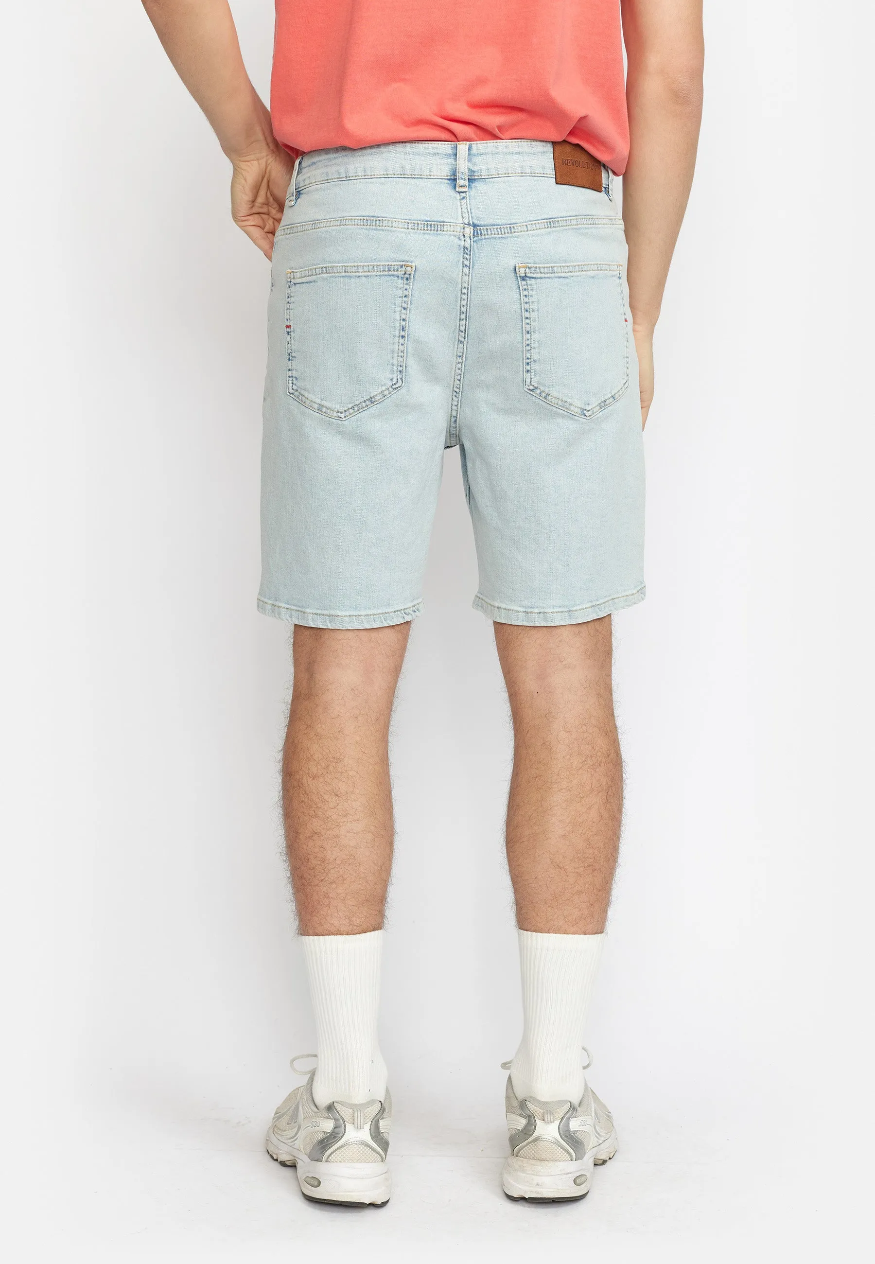 Loose-fit Denim Shorts / 5440 - Blue