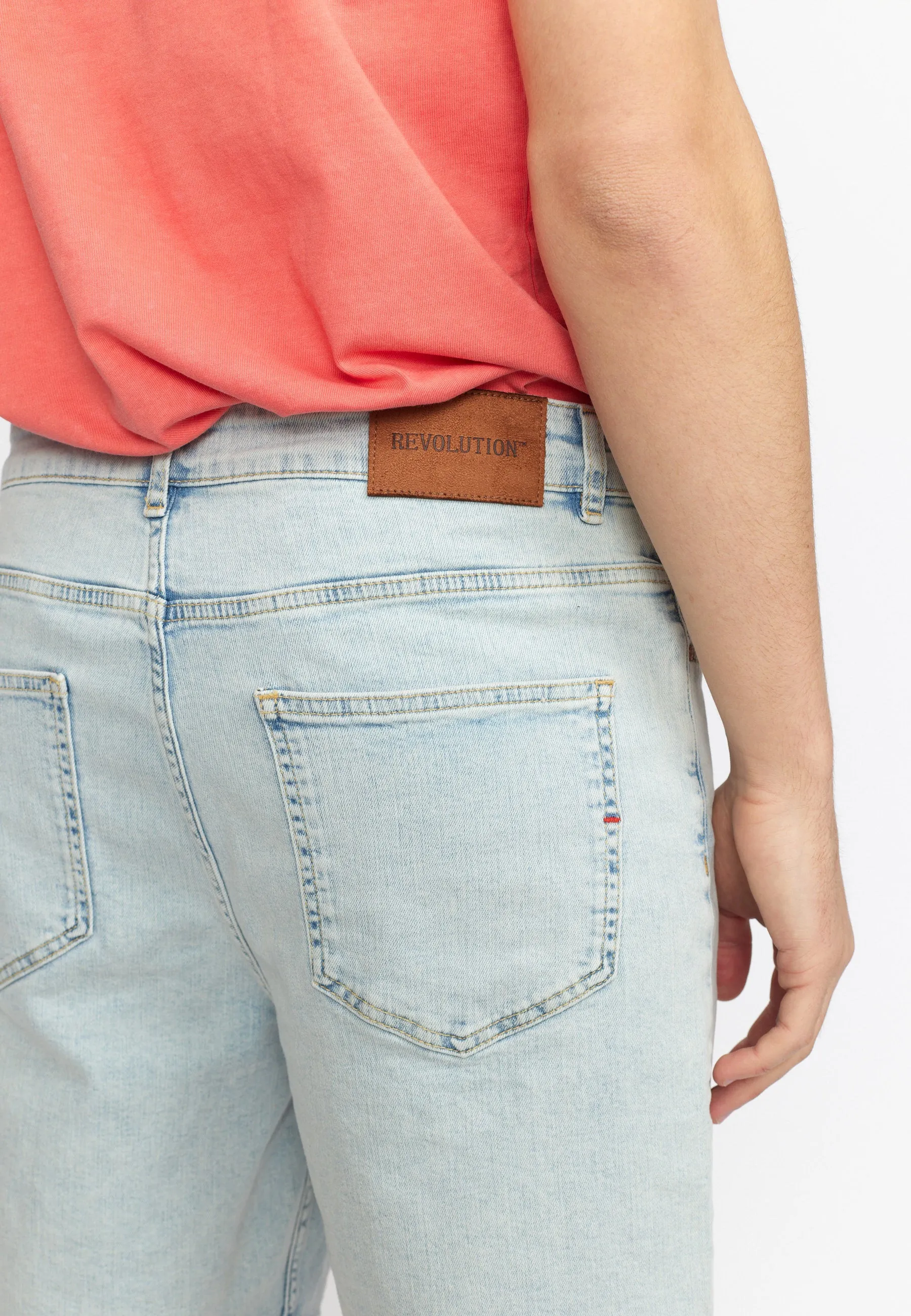 Loose-fit Denim Shorts / 5440 - Blue