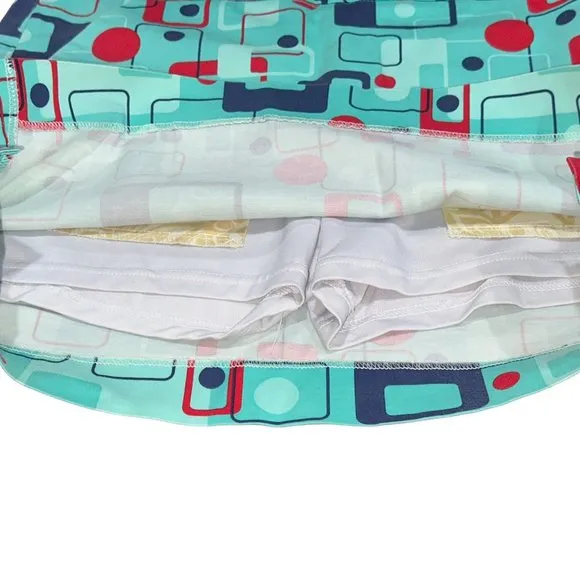 Loudmouth Ladies Golf Skort‎ 8 Track Print Size 6