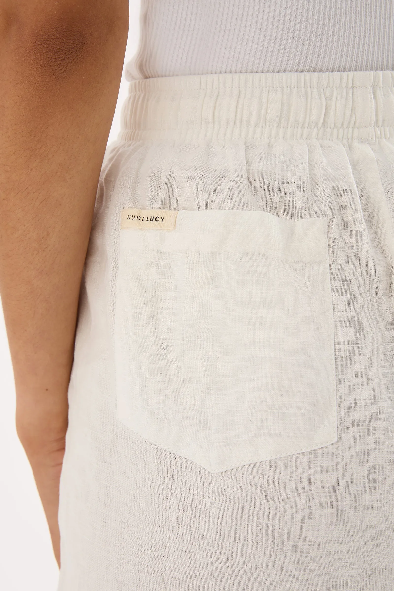 LOUNGE LINEN SKIRT