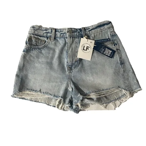 Lover’s   Friends Jack High Waisted Cut Off Denium Jean Shorts