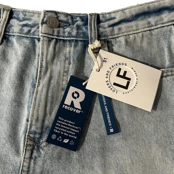 Lover’s   Friends Jack High Waisted Cut Off Denium Jean Shorts