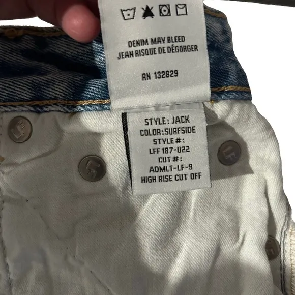 Lover’s   Friends Jack High Waisted Cut Off Denium Jean Shorts