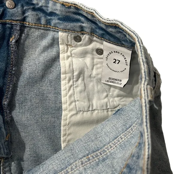 Lover’s   Friends Jack High Waisted Cut Off Denium Jean Shorts
