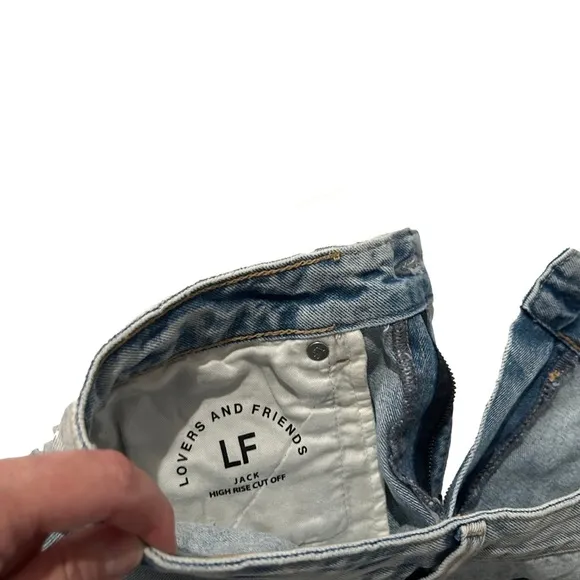 Lover’s   Friends Jack High Waisted Cut Off Denium Jean Shorts