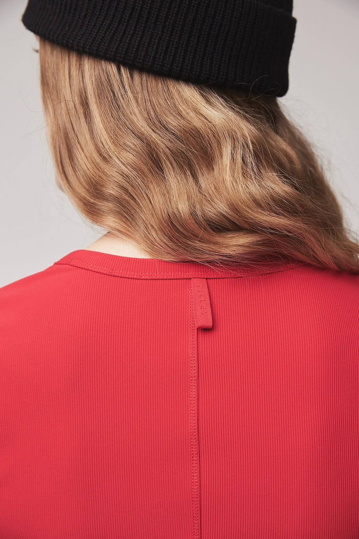 LS Fitted Rib Crewneck