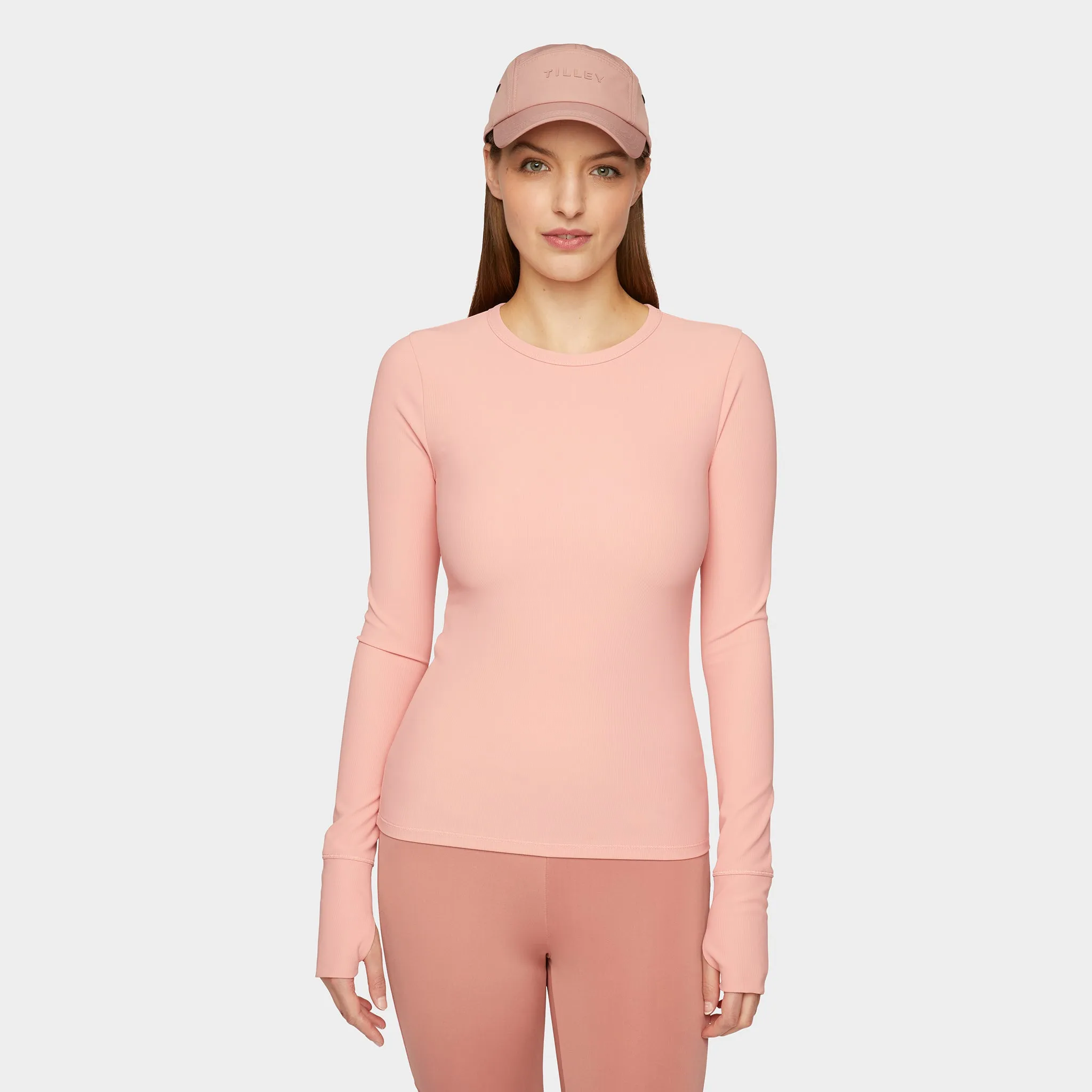 LS Fitted Rib Crewneck