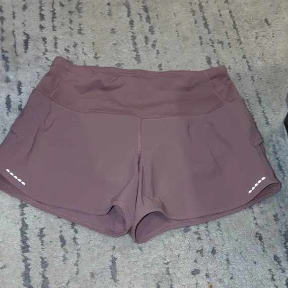 Lululemon Trail Bound Short Bark Berry like new