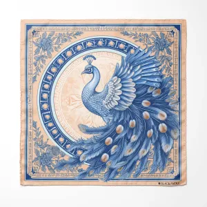 LUXURY CHINOISERIE SILK POCKET SQUARE