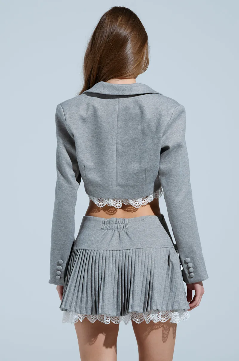 MARLEY LACE TRIM BLAZER