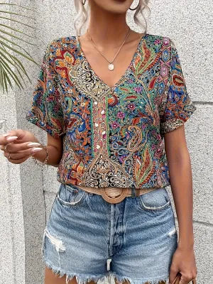 Maya™ - Chic Floral Top