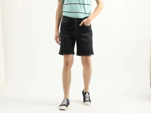 Men Solid Slim Fit Shorts